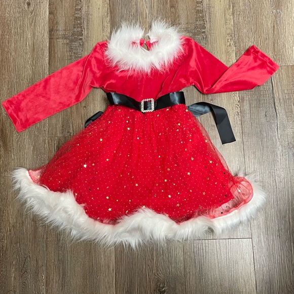 🎄Red Miss Claus Christmas Toddler Dress - Picture 2 of 11
